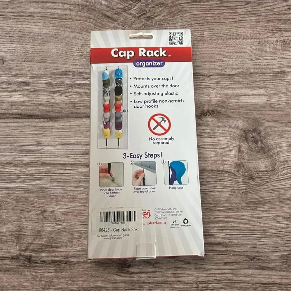 Cap Rack Organizer - Holds 32 Caps - 2 Pack - Never Used - Picture 2 of 5